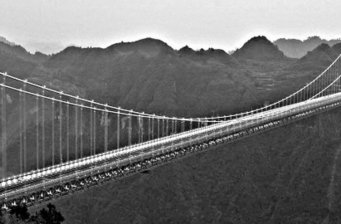 賀蘭山峽谷索橋